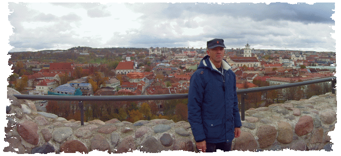 1463. Lithuania. Vilnius Old Town panorama 29.10.2016