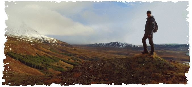 1475. Iceland. Hoefudborgarsvaedid. On top of the Esjan range panorama 01.02.2017 a